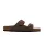 Birkenstock Arizona Birkibuc Mocha šľapky mokkové — produktová fotografia na bielom pozadí, bočný pohľad