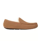 UGG Ascot Slipper Chestnut nazúvacie papuče gaštanové — produktová fotografia na bielom pozadí, bočný pohľad