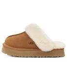 UGG Disquette Slipper Chestnut dámske nazúvacie papuče gaštanové — produktová fotografia na bielom pozadí, bočný pohľad