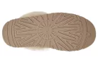 UGG Disquette Slipper Chestnut dámske nazúvacie papuče gaštanové — produktová fotografia na bielom pozadí, bočný pohľad