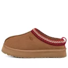 UGG Tazz Slipper Chestnut detské nazúvacie papuče gaštanové — produktová fotografia na bielom pozadí, bočný pohľad
