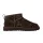 UGG Classic Ultra Mini Caspian Boot Burnt Cedar dámske členkové topánky — produktová fotografia na bielom pozadí, bočný pohľad