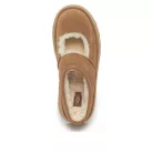 UGG Bea Mary Jane Chestnut dámske čižmy gaštanové — produktová fotografia na bielom pozadí, bočný pohľad