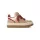 UGG Lowmel Driftwood Biking Red nazúvacie papuče červené — produktová fotografia na bielom pozadí, bočný pohľad