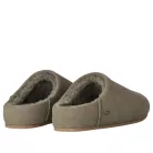 UGG Elea Slip-On Slipper Moss Green dámske nazúvacie papuče zelené — produktová fotografia na bielom pozadí, bočný pohľad