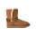 UGG Bailey Tie Boot Chestnut dámske členkové topánky gaštanové — produktová fotografia na bielom pozadí, bočný pohľad