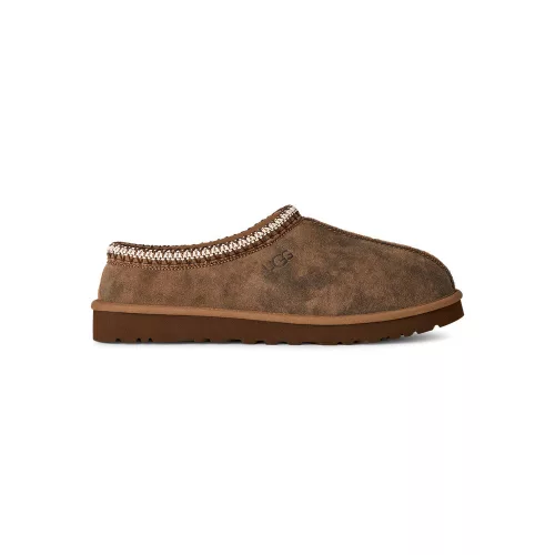 UGG Tasman Baxter Slipper Burnt Olive nazúvacie papuče olivové — produktová fotografia na bielom pozadí, bočný pohľad