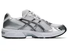 ASICS Gel-1130 White Pure Silver nízke streetové tenisky biele-strieborné — produktová fotografia na bielom pozadí, bočný pohľad