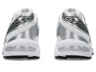 ASICS Gel-1130 White Pure Silver nízke streetové tenisky biele-strieborné — produktová fotografia na bielom pozadí, bočný pohľad