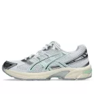 ASICS Gel-1130 White Mint Tint dámske nízke streetové tenisky biele-mentolové — produktová fotografia na bielom pozadí, bočný pohľad