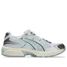 ASICS Gel-1130 White Mint Tint dámske nízke streetové tenisky biele-mentolové — produktová fotografia na bielom pozadí, bočný pohľad