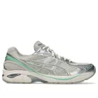 ASICS GT-2160 Smoke Grey Peppermint nízke streetové tenisky sivé — produktová fotografia na bielom pozadí, bočný pohľad