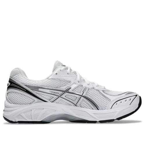 ASICS GT-2160 Pure Silver White nízke streetové tenisky strieborné-biele — produktová fotografia na bielom pozadí, bočný pohľad