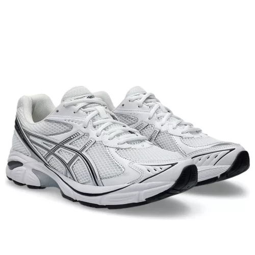 ASICS GT-2160 Pure Silver White nízke streetové tenisky strieborné-biele — produktová fotografia na bielom pozadí, bočný pohľad