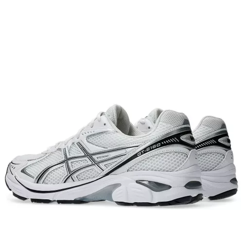 ASICS GT-2160 Pure Silver White nízke streetové tenisky strieborné-biele — produktová fotografia na bielom pozadí, bočný pohľad