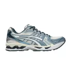 ASICS Gel-Kayano 14 Cream Raw Indigo nízke streetové tenisky indigové-krémové — produktová fotografia na bielom pozadí, bočný pohľad