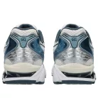 ASICS Gel-Kayano 14 Cream Raw Indigo nízke streetové tenisky indigové-krémové — produktová fotografia na bielom pozadí, bočný pohľad