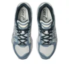 ASICS Gel-Kayano 14 Cream Raw Indigo nízke streetové tenisky indigové-krémové — produktová fotografia na bielom pozadí, bočný pohľad