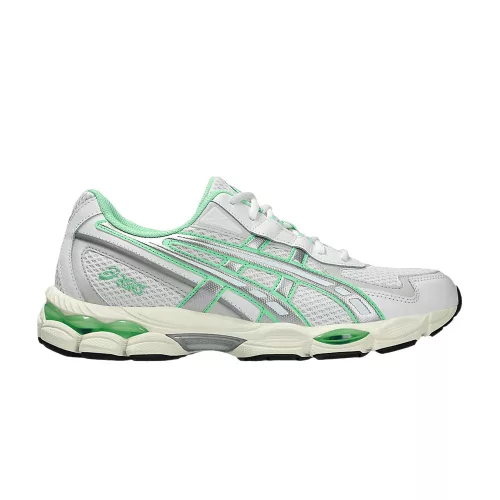 ASICS Gel-NYC 2055 White Menthol nízke streetové tenisky biele — produktová fotografia na bielom pozadí, bočný pohľad