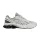 ASICS Gel-Kinetic Fluent Seal Grey Pure Silver nízke streetové tenisky sivé-strieborné — produktová fotografia na bielom pozadí, bočný pohľad