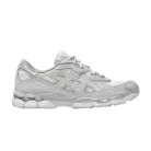 ASICS Gel-NYC Cream Cloud Grey nízke streetové tenisky krémové-sivé — produktová fotografia na bielom pozadí, bočný pohľad