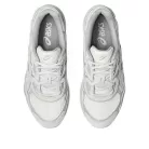 ASICS Gel-NYC Cream Cloud Grey nízke streetové tenisky krémové-sivé — produktová fotografia na bielom pozadí, bočný pohľad