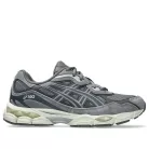 ASICS Gel-NYC Steel Grey Carrier Grey nízke streetové tenisky sivé — produktová fotografia na bielom pozadí, bočný pohľad
