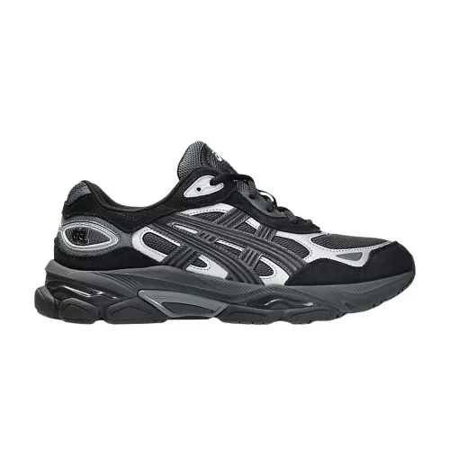 ASICS Gel-NYC 2.0 Graphite Grey Black nízke streetové tenisky sivé-čierne — produktová fotografia na bielom pozadí, bočný pohľad