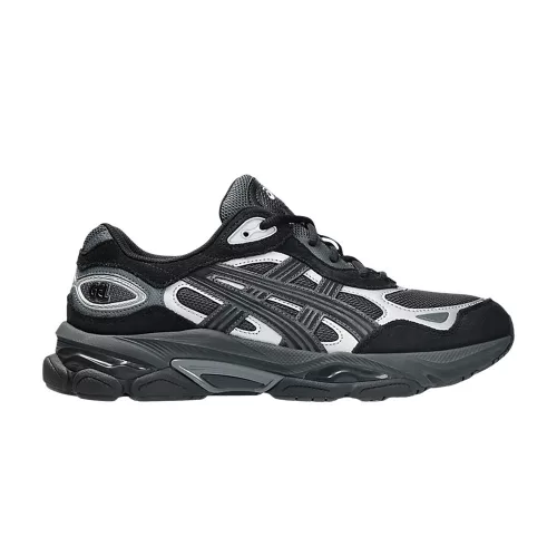 ASICS Gel-NYC 2.0 Graphite Grey Black nízke streetové tenisky sivé-čierne — produktová fotografia na bielom pozadí, bočný pohľad
