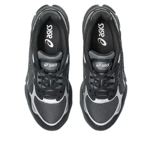 ASICS Gel-NYC 2.0 Graphite Grey Black nízke streetové tenisky sivé-čierne — produktová fotografia na bielom pozadí, bočný pohľad