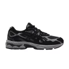 ASICS Gel-NYC Graphite Grey Black detské nízke streetové tenisky sivé-čierne — produktová fotografia na bielom pozadí, bočný pohľad