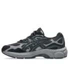 ASICS Gel-NYC Graphite Grey Black detské nízke streetové tenisky sivé-čierne — produktová fotografia na bielom pozadí, bočný pohľad