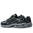 ASICS Gel-NYC Graphite Grey Black detské nízke streetové tenisky sivé-čierne — produktová fotografia na bielom pozadí, bočný pohľad