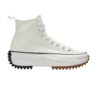 Converse Run Star Hike Hi White Black Gum vysoké streetové tenisky biele-čierne — produktová fotografia na bielom pozadí, bočný pohľad
