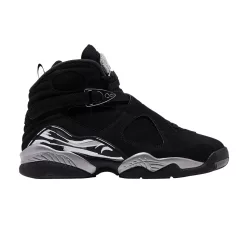   Air Jordan 8 Retro 'Chrome' 2026 pánske vysoké basketbalové topánky čierne