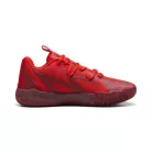 Puma LaMelo Ball MB.03 Lo TB Team Regal Red nízke streetové tenisky červené — produktová fotografia na bielom pozadí, bočný pohľad