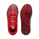 Puma LaMelo Ball MB.03 Lo TB Team Regal Red nízke streetové tenisky červené — produktová fotografia na bielom pozadí, bočný pohľad