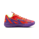Puma LaMelo Ball MB.03 Lo Lava nízke streetové tenisky — produktová fotografia na bielom pozadí, bočný pohľad
