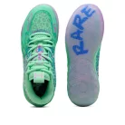 Puma LaMelo Ball MB.01 Alien Safari nízke streetové tenisky — produktová fotografia na bielom pozadí, bočný pohľad