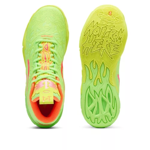 Puma LaMelo Ball MB.04 Gem nízke streetové tenisky — produktová fotografia na bielom pozadí, bočný pohľad