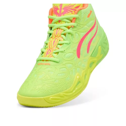 Puma LaMelo Ball MB.04 Gem nízke streetové tenisky — produktová fotografia na bielom pozadí, bočný pohľad