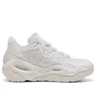 Puma LaMelo Ball LaFrancé RNR Triple White nízke streetové tenisky biele — produktová fotografia na bielom pozadí, bočný pohľad