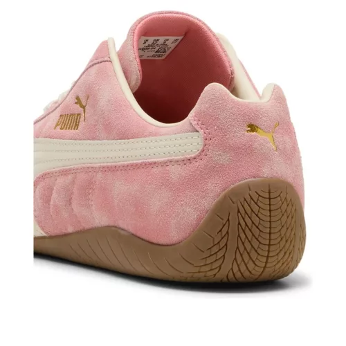 Puma Speedcat Faded Carnation Pink Alpine Snow nízke streetové tenisky ružové — produktová fotografia na bielom pozadí, bočný pohľad