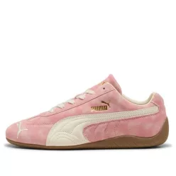 Puma Speedcat Faded Carnation Pink Alpine Snow nízke streetové tenisky ružové — produktová fotografia na bielom pozadí, bočný pohľad