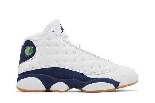 Jordan 13 Retro Midnight Navy pánske vysoké basketbalové topánky biele tmavomodré svetlohnedé