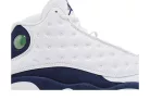 Jordan 13 Retro Midnight Navy pánske vysoké basketbalové topánky biele tmavomodré svetlohnedé