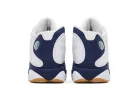 Jordan 13 Retro Midnight Navy pánske vysoké basketbalové topánky biele tmavomodré svetlohnedé