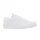 Jordan 1 Low Triple White nízke streetové tenisky biele — produktová fotografia na bielom pozadí, bočný pohľad