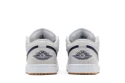 Jordan 1 Low Midnight Navy Neutral Grey pánske nízke mestské tenisky biele sivé hnedé tmavomodré