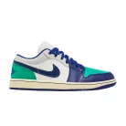 Jordan 1 Low Rare Air nízke streetové tenisky — produktová fotografia na bielom pozadí, bočný pohľad